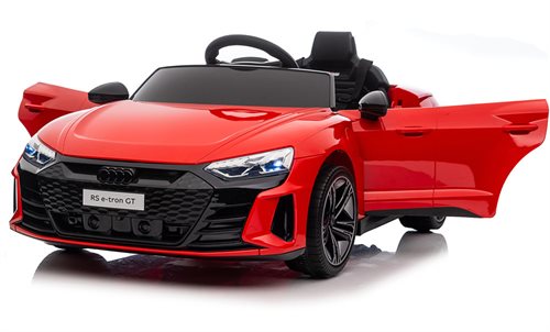Elbil barn Audi RS e-tron GT 4x12V Röd