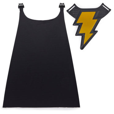 Black Adam mantel med bröstplatta