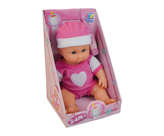Docka med nappflaska - 28 cm