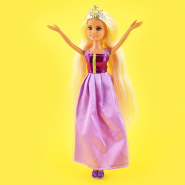 Prinsessa med tiara - Docka