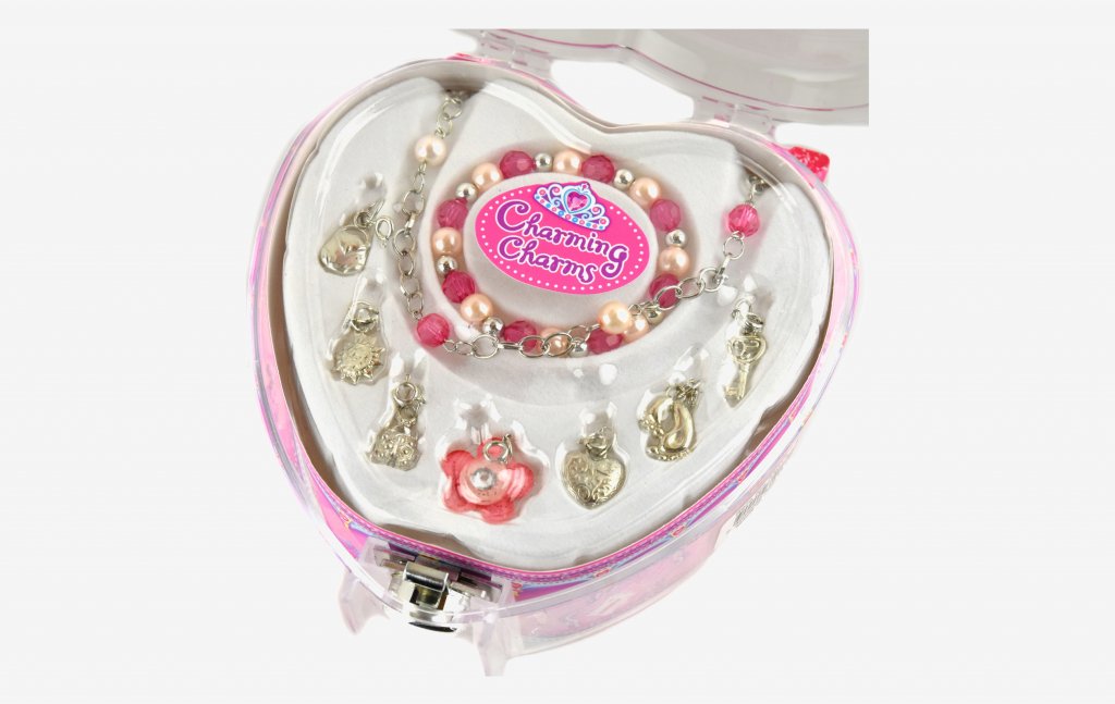 Set med arm- och halsband - Hjärta