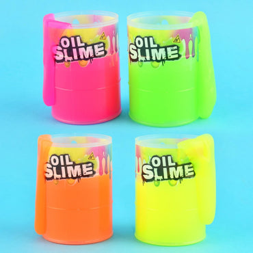 Slime i Oljefat – 4 Färger