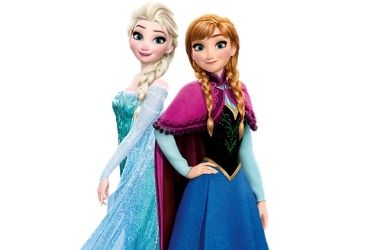 Elsa och Anna från Frost