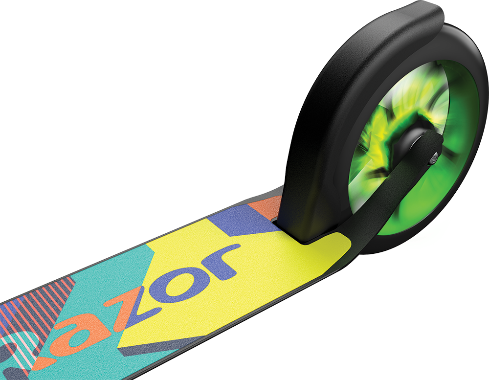 Sparkcykel Razor A5 Lux Grön