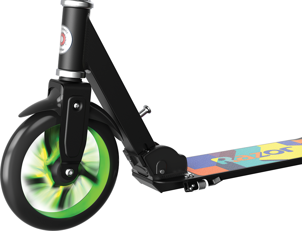 Sparkcykel Razor A5 Lux Grön