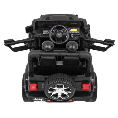 Elbil barn Jeep Wrangler Rubicon 4x12V Svart