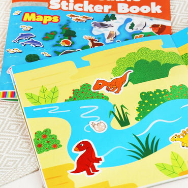 Stickers Dinosaurier bok