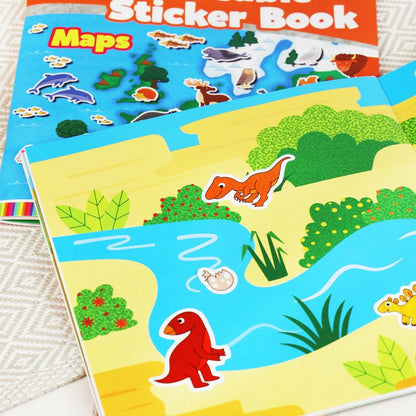 Stickers Dinosaurier bok