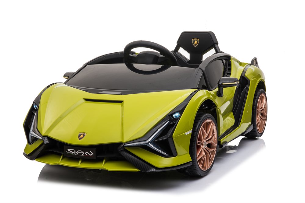 Elbil barn Lamborghini Sian Grön