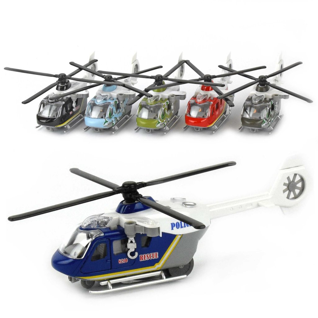 Helikopter med ljus och ljud