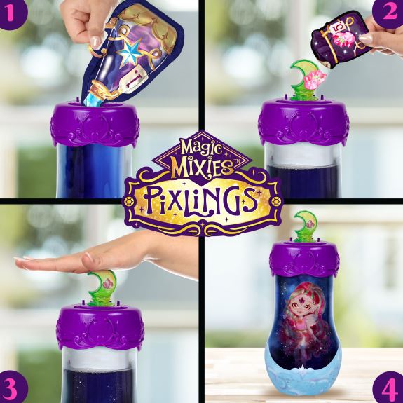 Magic Mixies Skimrande Pixling-dockan Faye
