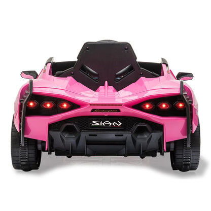 Elbil Barn Lamborghini Sian 12V Rosa