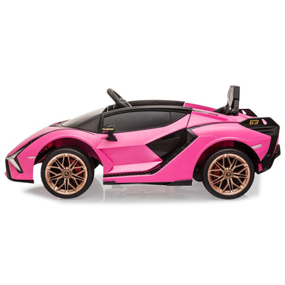 Elbil Barn Lamborghini Sian 12V Rosa
