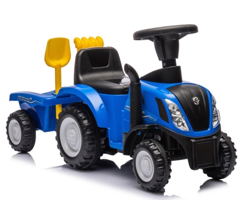 Gåbil New Holland Traktor med trailer