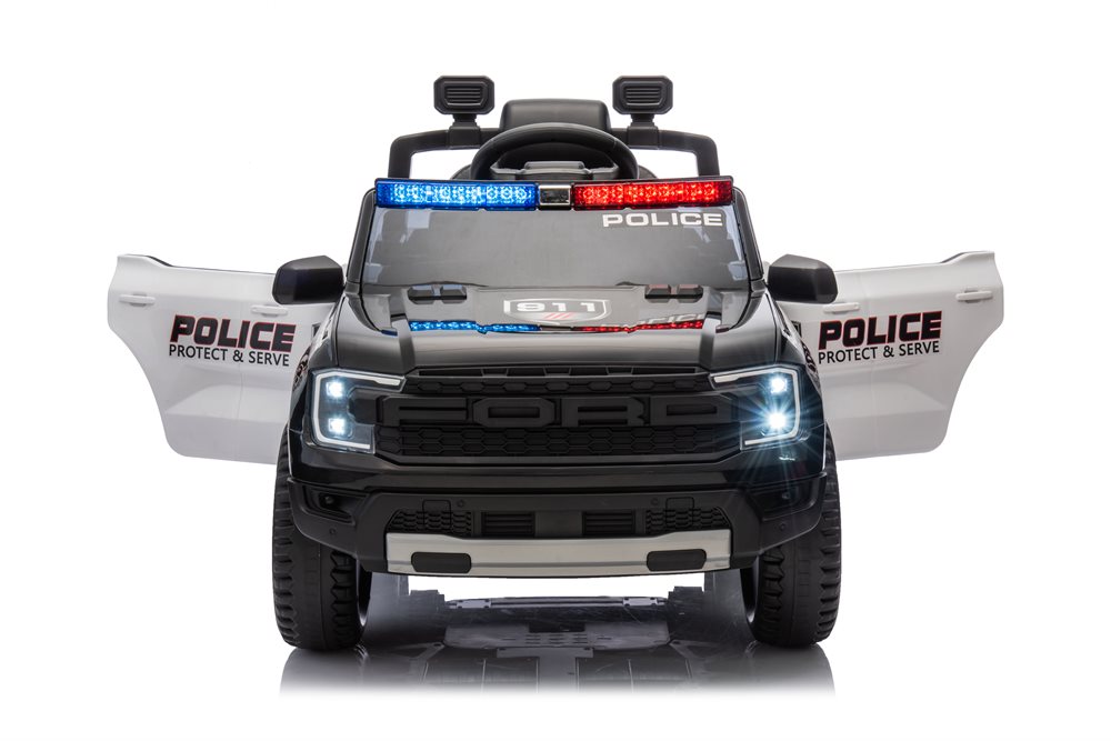 Elbil barn Ford Ranger Polis med Lädersäten