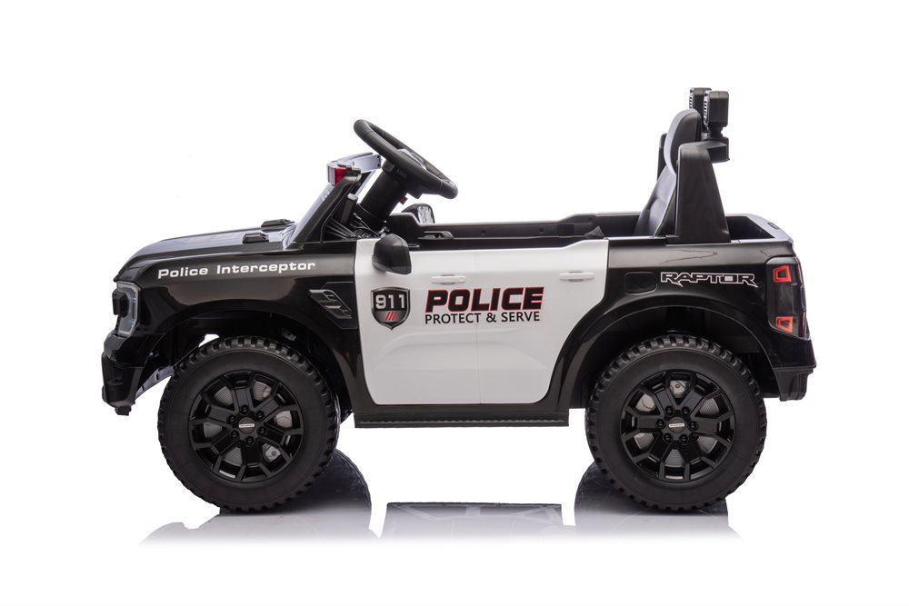 Elbil barn Ford Ranger Polis med Lädersäten