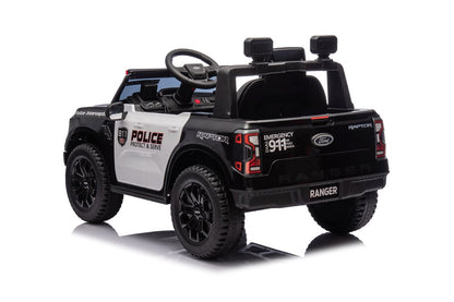 Elbil barn Ford Ranger Polis med Lädersäten
