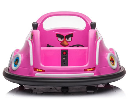 Elbil barn Angry Birds Bumper Bil Rosa