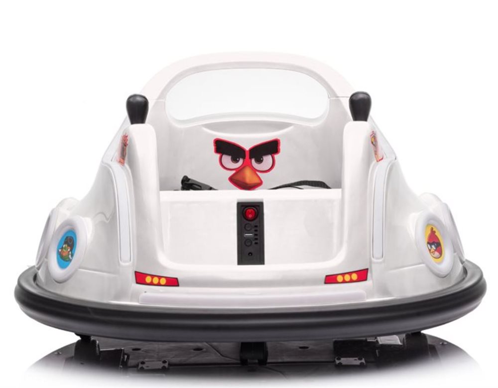 Elbil barn Angry Birds Bumper Bil Vit