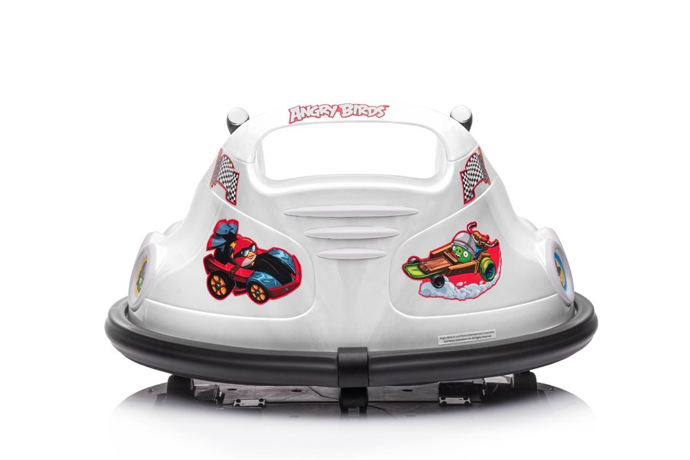 Elbil barn Angry Birds Bumper Bil Vit