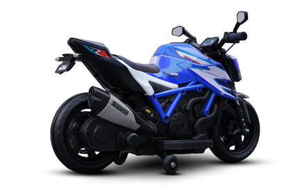 Elmotorcykel barn KTM X12 2x12V Blå