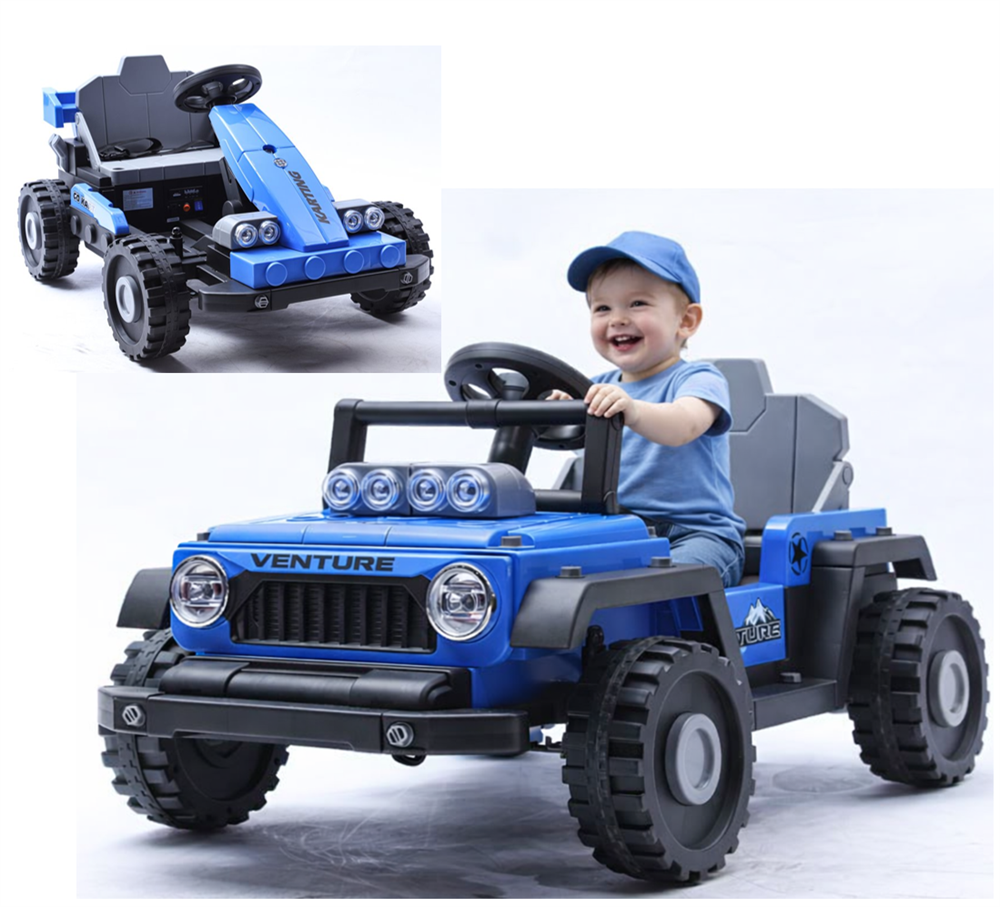 Elbil barn Azeno Transformers 24V – Bygg 2 modeller (Jeep)