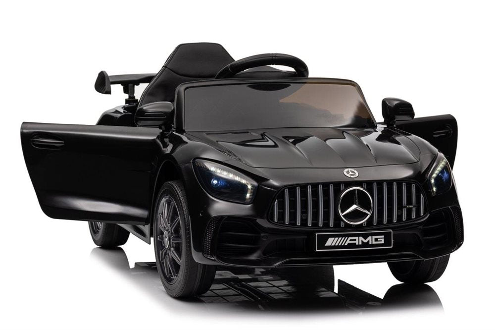 Elbil barn Mercedes Benz GTR 2x12V Svart