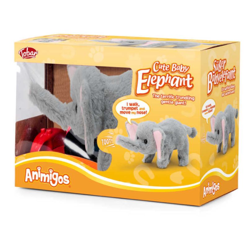 Interaktiv gående Elefant