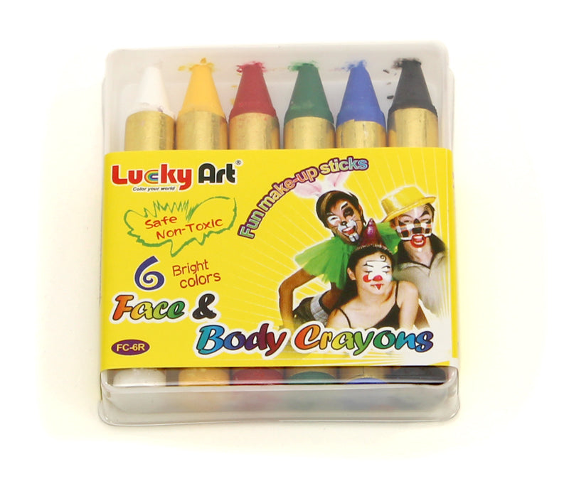 Ansiktskritor, 6-pack