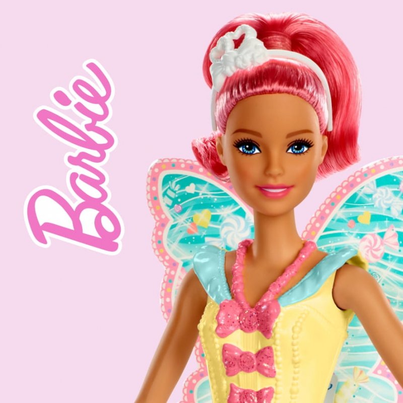 Barbie handduk 30x30cm