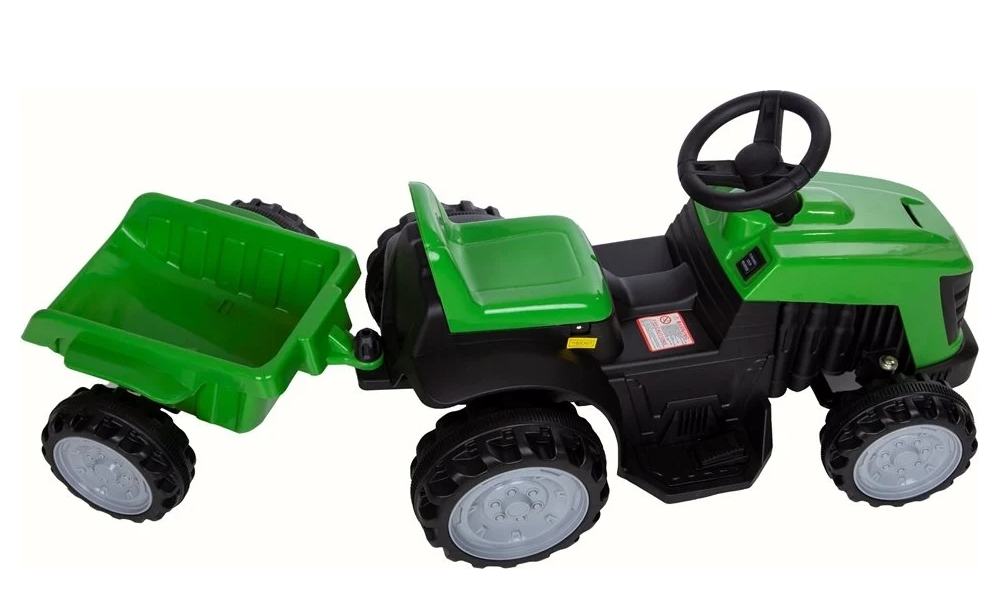 Eltraktor barn Azeno 6V Grön