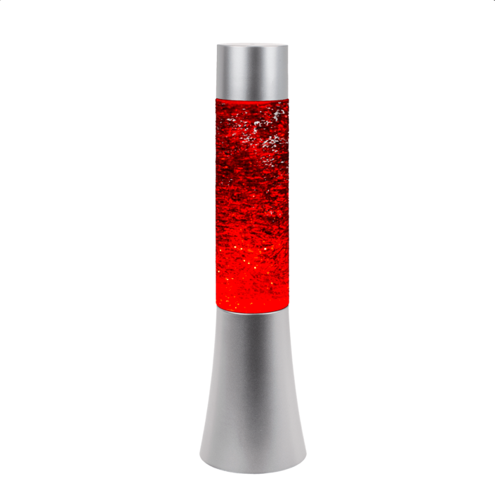 Glitter lampa med färgskiftande LED Ljus