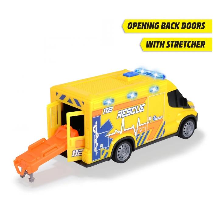 Leksaksambulans med ljud och ljus - Iveco Daily Ambulance