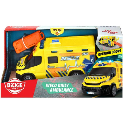 Leksaksambulans med ljud och ljus - Iveco Daily Ambulance