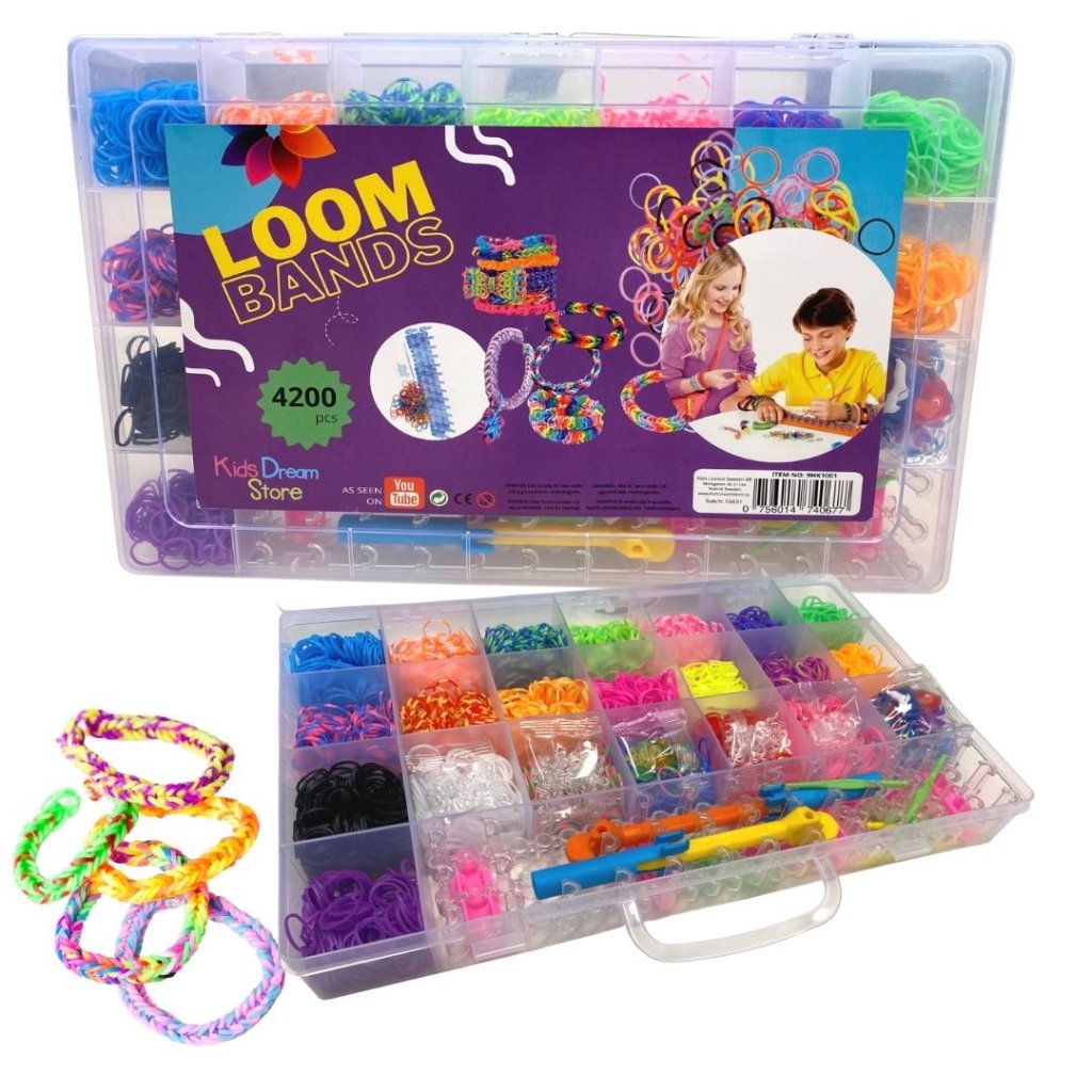 Loom band startkit på 4200 delar