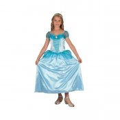 Prinsessklänning blå 5-8 år