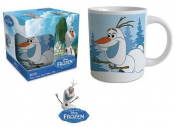 Mugg med Olaf motiv (Disney Frozen) i presentförpackning! (Vit text med blå bakg