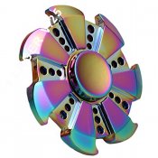 Rainbow Fidget Spinner - Heptagon Blade