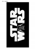 Star Wars Darth Vader handduk 140x70cm