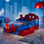 Spiderman säng med förvaring