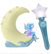 Catching Stars Spel Med Lampa Stjärnor, Vit/Blå