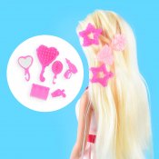 Docka med kläder och accessoarer - Set - 28 delar