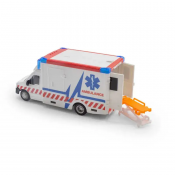 Ambulans med bår - Burago Municipal Vehicles