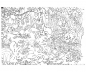 Disney Bambi pussel 60 bitar 2 i 1