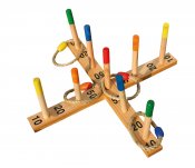Kasta ring spel Trä