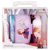 Disney Frost Lunchset med matlåda, flaska & bestick