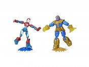 Marvel Avengers Iron Patriot vs Thanos Bend & flex leksaksfigurer