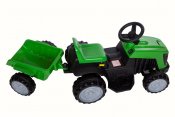 Elbil barn eltraktor Azeno 6V grön