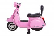 Elscooter barn Vespa PX150 6V Rosa