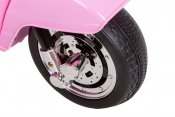 Elscooter barn Vespa PX150 6V Rosa